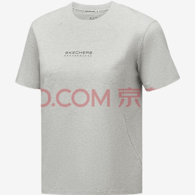 Skechers斯凯奇正品儿童款Logo透气圆领短袖T恤P325W075-0248