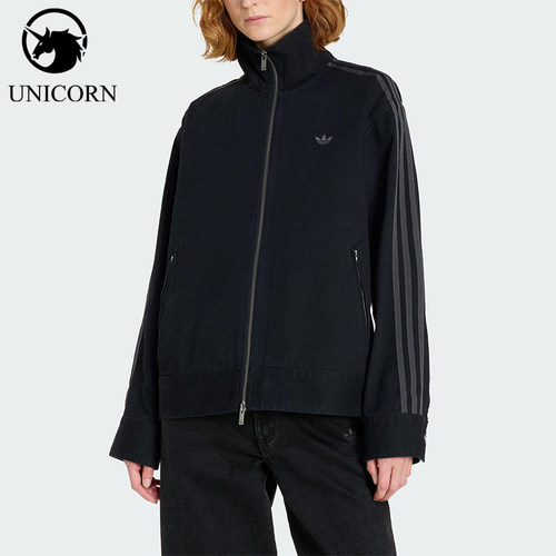 Adidas/阿迪达斯官方正品三叶草女士立领经典运动日常外套KF2311