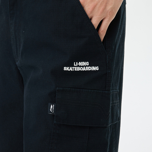 男子纯色休闲百搭舒适运动五分短裤 夏季 AKST043 李宁正品 Lining