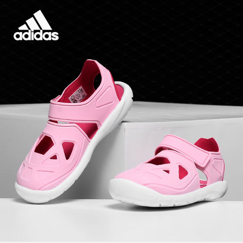 Adidas/阿迪达斯正品FortaSwim 2 儿童夏季魔术贴运动凉鞋 F34801