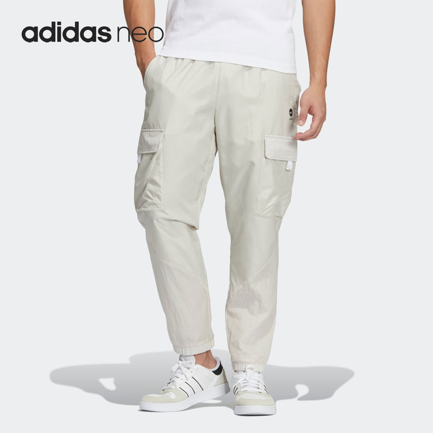 Adidas/阿迪达斯正品neo新款运动舒适休闲男子跑步长裤HM7429