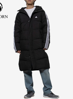 Adidas/阿迪达斯正品MustHave3SRegularFit长款经典羽绒服JG5958
