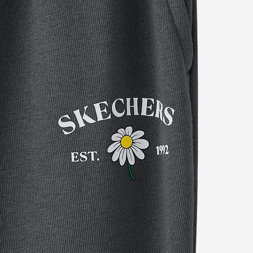 Skechers斯凯奇正品女舒适柔软耐磨系带运动裤L225W175-02KY