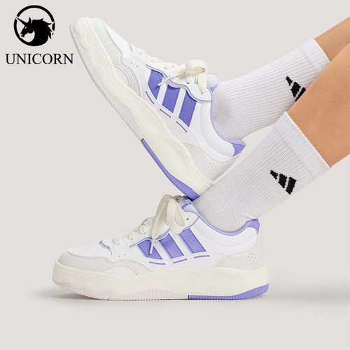 Adidas/阿迪达斯正品Lite Shuffle女士系带日常运动板鞋KH9026