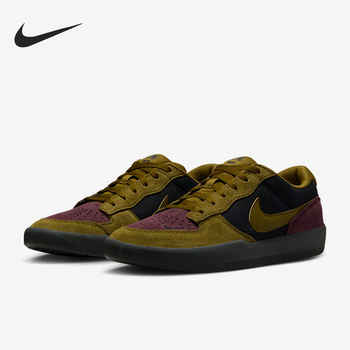 Nike/耐克正品SB Force 58男女翻毛皮休闲低帮板鞋DV5477-008