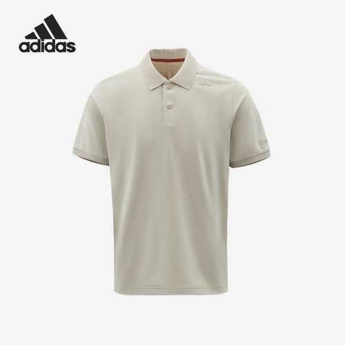 Adidas/阿迪达斯官方正品男士舒适套头简约休闲短袖Polo衫KY7771