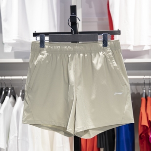 AKSU556 李宁正品 女子团购系列梭织运动休闲短裤 新款 2024春季