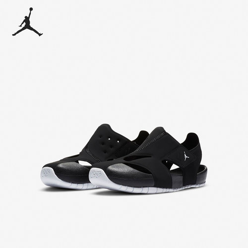 Nike/耐克正品JORDAN小童魔术贴运动轻便防滑凉鞋CI7849-001