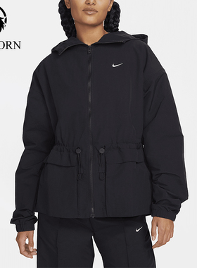 Nike/耐克正品女士宽松连帽时尚日常经典休闲夹克外套FN3669-010