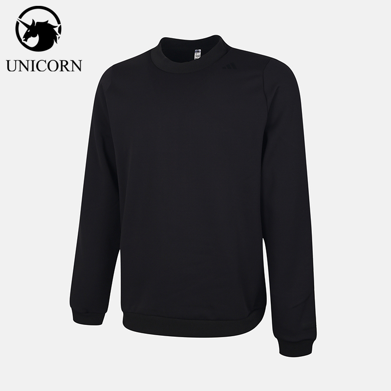 Adidas/阿迪达斯正品2025冬季款男士套头针织运动圆领卫衣KC5930