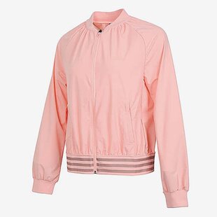 外套 Adidas 运动休闲女子拉链长袖 新款 DM5311 阿迪达斯正品