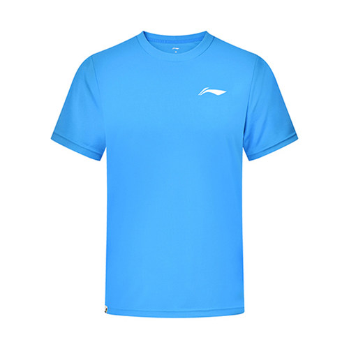 李宁正品羽毛球系列男女同款户外运动休闲圆领短袖T恤AHST347-6