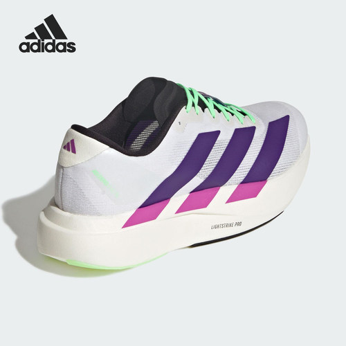 Adidas/阿迪达斯官方正品ADIZERO男士网布训练比赛跑步鞋JS4495