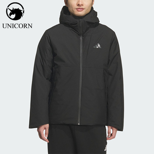 Adidas/阿迪达斯正品冬季男士新款连帽保暖运动羽绒服外套KQ5505