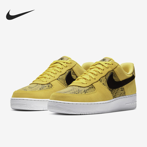 Nike/耐克正品AIR FORCE 1 AF1 空一号男子蛇纹休闲鞋 BQ4424