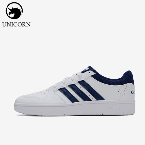 Adidas/阿迪达斯官方正品HOOPS织物合成革CLASSIC日常板鞋KI1058