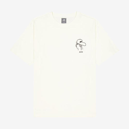 New Balance新百伦正品男圆领舒适日常出行短袖T恤NEF29611-WT
