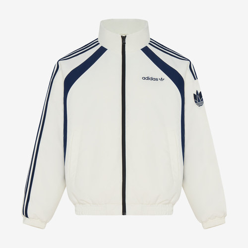 Adidas阿迪达斯正品三叶草男女保暖拉链立领加厚运动棉衣LG4559