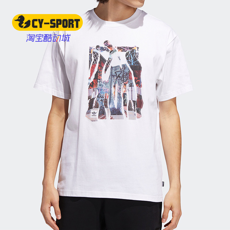 Adidas/阿迪达斯正品三叶草 PHOTO MEDIA TEE男短袖上衣EC7359