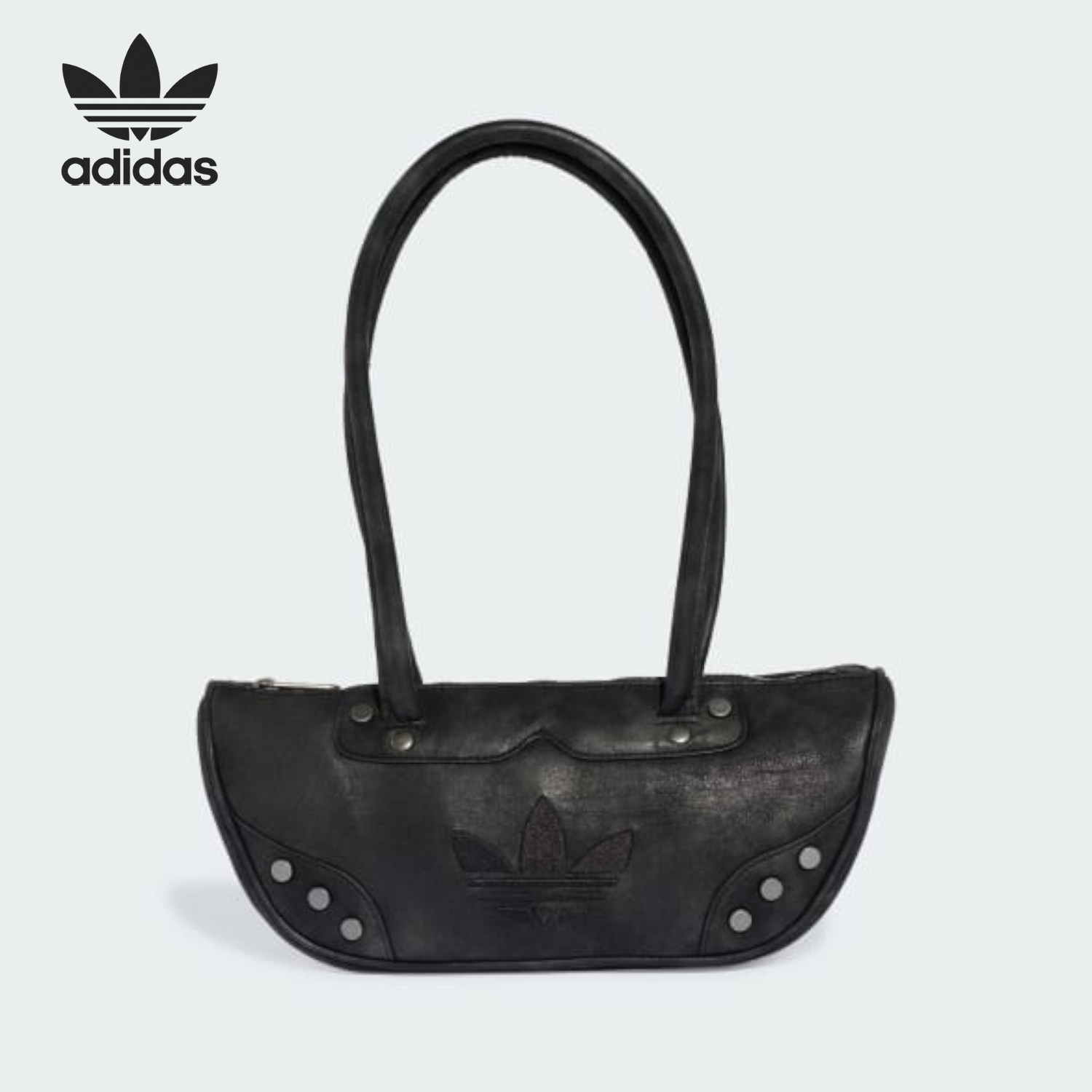 Adidas阿迪达斯正品保龄球包男女铆钉拉链轻便休闲单肩背包KS9292图片