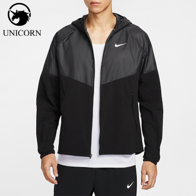 Nike/耐克正品Miler Repel男士运动拉链加绒拼接夹克HV2670-010
