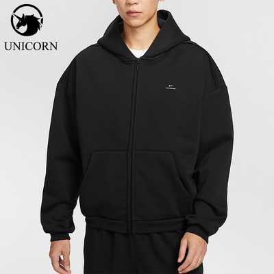 Nike/耐克正品冬季男士简约宽松拉链加绒篮球运动外套IO3690-010