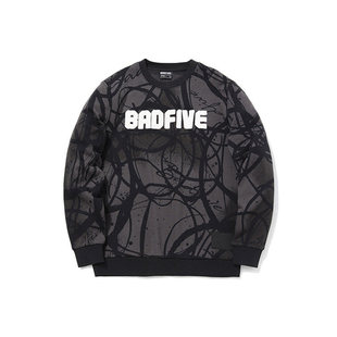 男子篮球系列加绒保暖印花套头卫衣AWDQ783 冬季 Lining 李宁正品