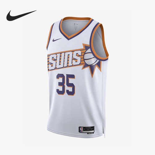 Nike/耐克正品Dri-FIT NBA男士菲尼克斯太阳队球衣DV4851-104