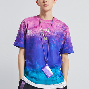 T恤文化衫 运动跑步炫酷男子短袖 AHSQ629 潮流休闲时尚 中国李宁正品