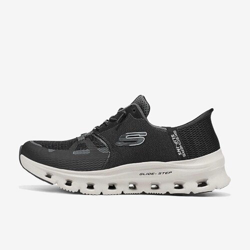 Skechers斯凯奇正品GLIDE-STEP PRO女款一脚蹬跑步鞋150420W-BKCC