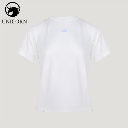 Adidas/阿迪达斯官方正品COLSENSETE新款女白色运动短袖T恤IA6099