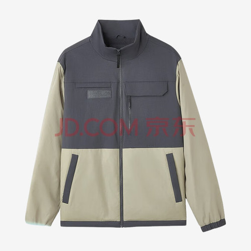 Skechers斯凯奇正品山野户外系列男拼接立领棉服L424M035-04AU