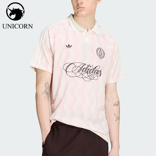 Adidas/阿迪达斯官方正品JERSEY 男士球衣风宽松短袖POLO衫KX1257