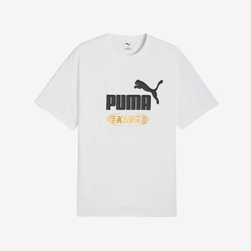 Puma/彪马正品King印花短袖T恤新款男女休闲短袖T恤636821-02