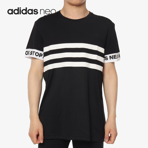 Adidas/阿迪达斯正品当季新款M SLOGAN SLV T运动服透气T恤CE1035