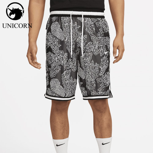 Nike/耐克正品男士图案运动篮球透气宽松复古经典短裤FB6928-010