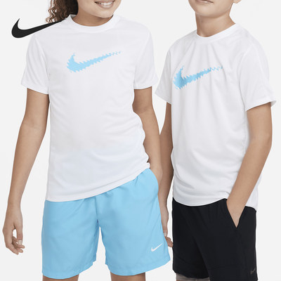 Nike/耐克正品Dri-FIT Trophy 大童印花短袖上衣DX5411-100