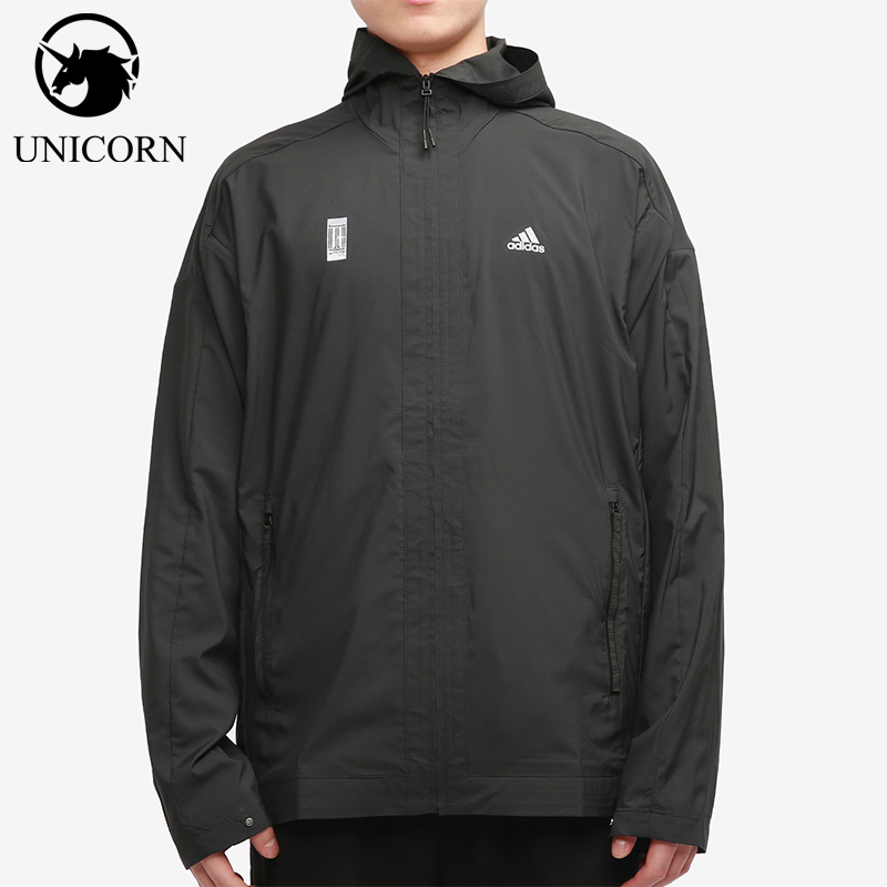 Adidas/阿迪达斯正品WUJI WINDBREAKER男士运动宽松夹克GU1764