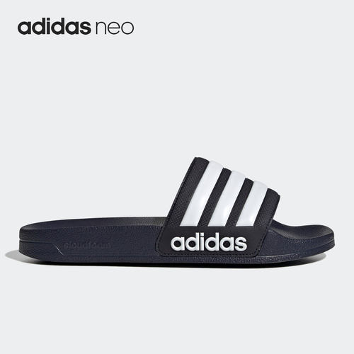 Adidas/阿迪达斯官方正品neo ADILETTE SHOWER男女运动拖鞋GZ5920