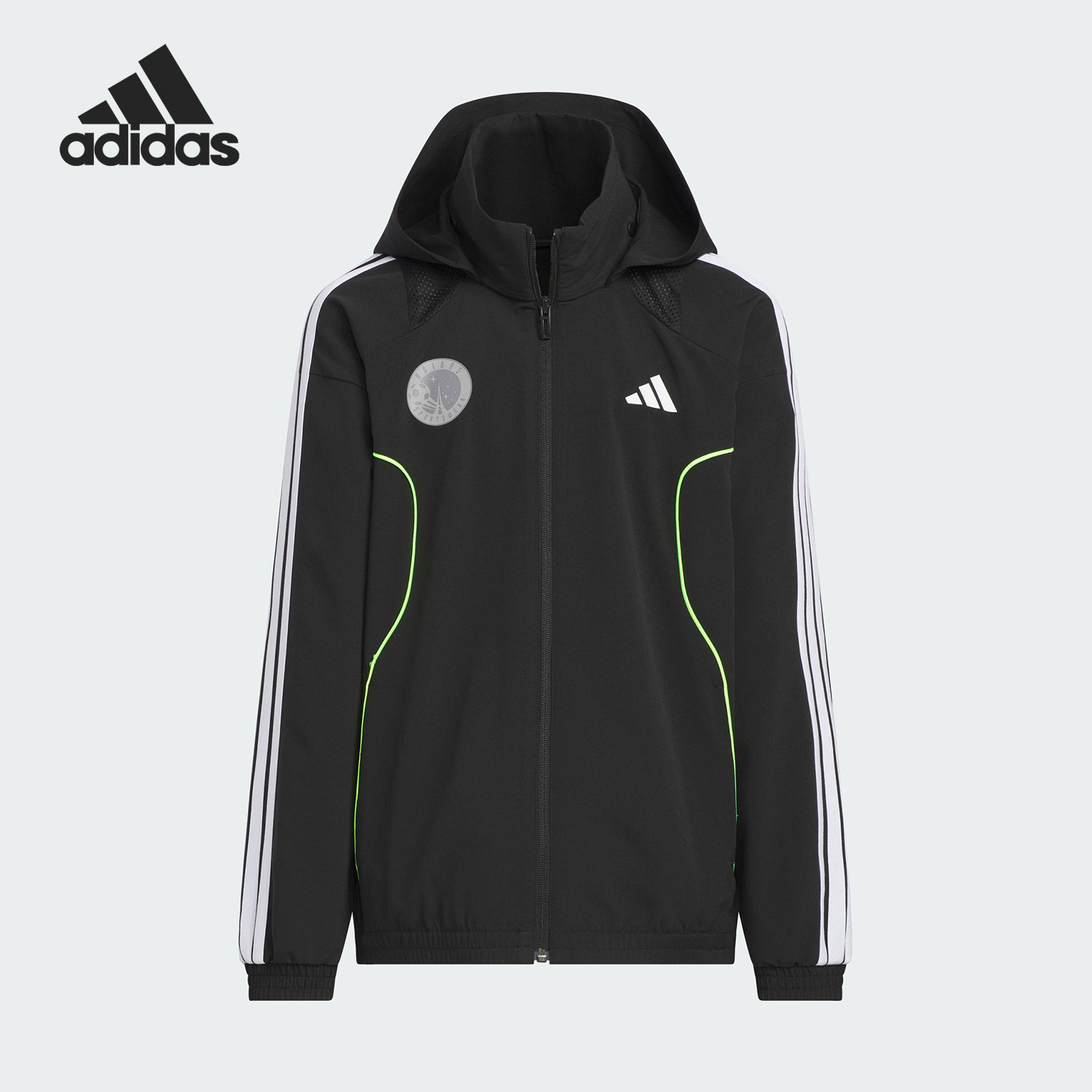 Adidas/阿迪达斯正品JK BTS WV儿童梭织休闲宽松外套KC2543