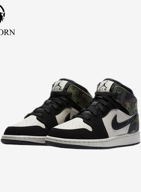 Nike/耐克正品JORDAN GS女子大童耐磨中帮系带篮球鞋CW5550-001