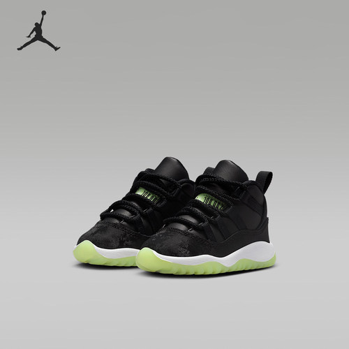 Nike/耐克正品JORDAN小童中帮系带耐磨休闲运动鞋IB1380-001