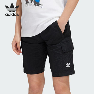 运动长裤 Adidas 简约工装 三叶草大童时尚 IW3501 阿迪达斯正品