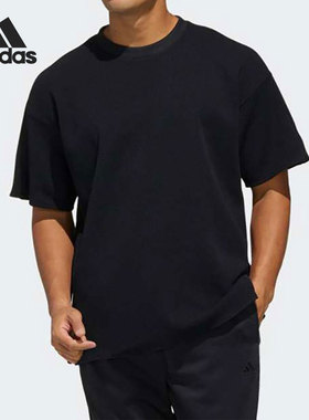Adidas/阿迪达斯正品夏季新款圆领休闲运动短袖T恤 FM5416
