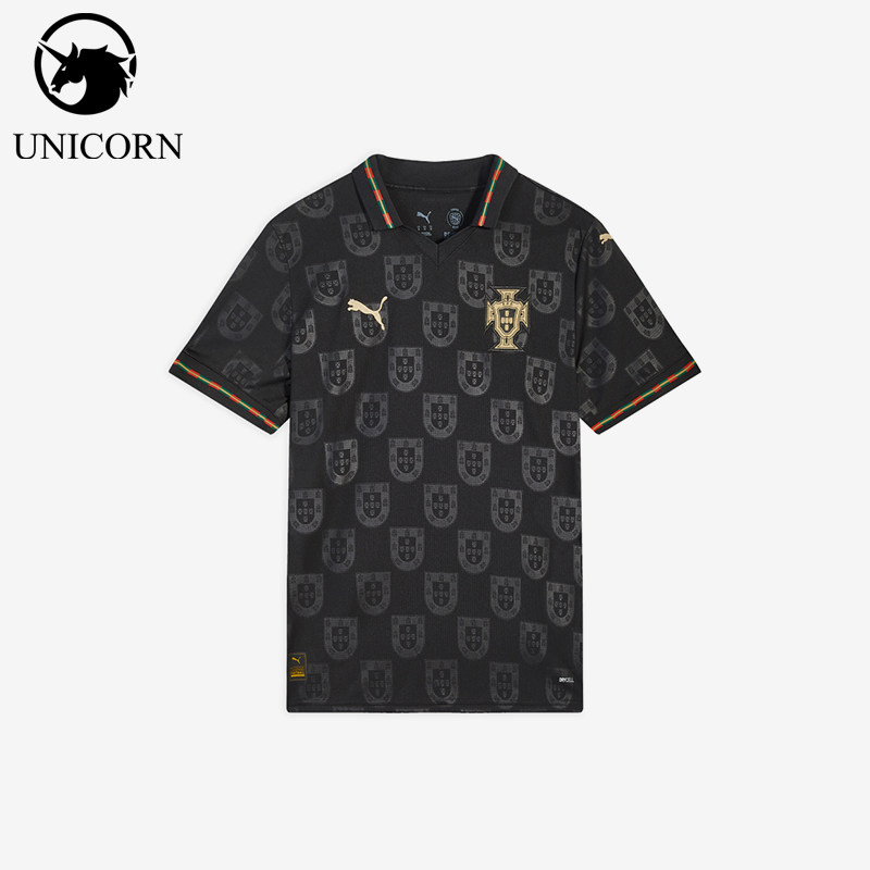 Puma/彪马正品2026春季款男士翻领套头透气经典运动短袖783894-19
