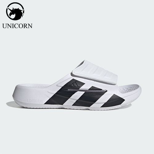 Adidas/阿迪达斯正品男女同款轻便透气经典舒适休闲拖鞋JS3584