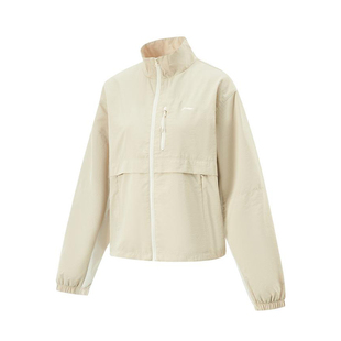 运动风衣AFDV744 女士舒适立领轻质时尚 健身系列新款 李宁正品