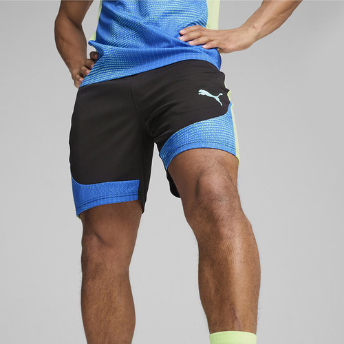 Puma/彪马正品夏季新款男士印花拼接足球运动短裤659875-02