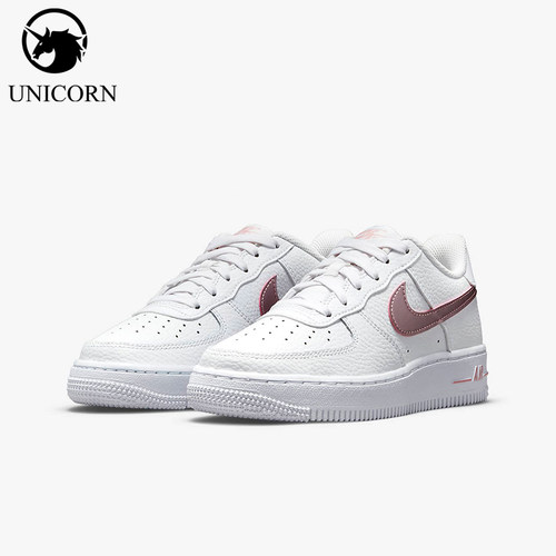 Nike/耐克正品Air Force 1 GS女子大童低帮板鞋CT3839-104
