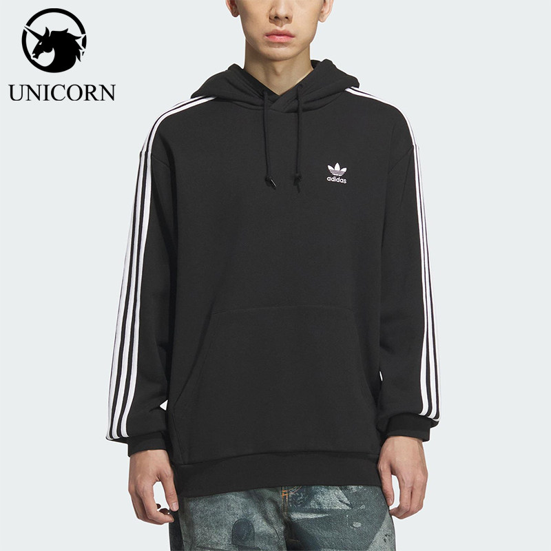 Adidas/阿迪达斯官方正品三叶草男士运动宽松连帽休闲卫衣KD1860图片